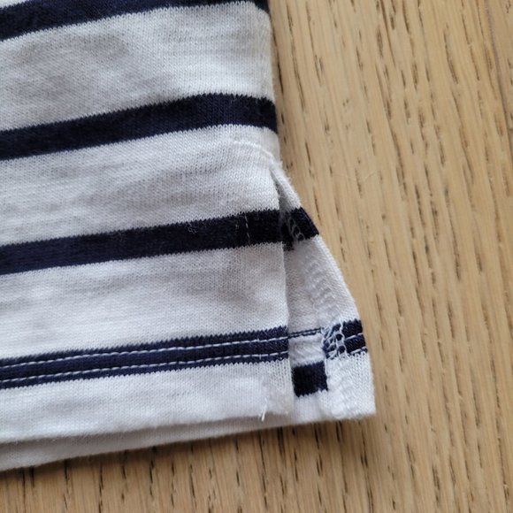 Old Navy Boat Neck Knit - White with Navy Blue Stripe - New - no tags - … - Picture 5 of 8